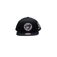 Toronto Blue Jays Mitchell & Ness Darkness Logo Snapback Cap Front_Flat