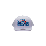 Toronto Blue Jays Mitchell & Ness See Through Coop Snapback Cap Front_Flat