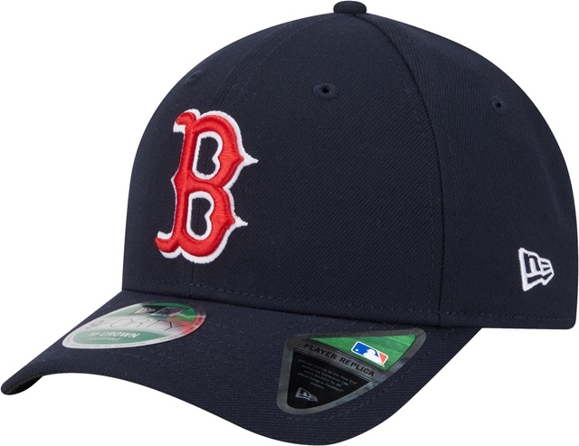 Boston Red Sox New Era Player Replica 9FORTY Cap Front_Angled_Left