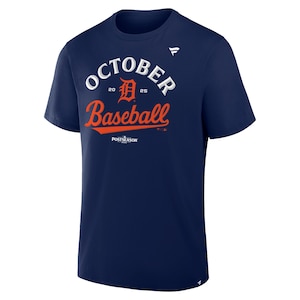 Detroit Tigers Fanatics 2025 Postseason Clinch T-Shirt