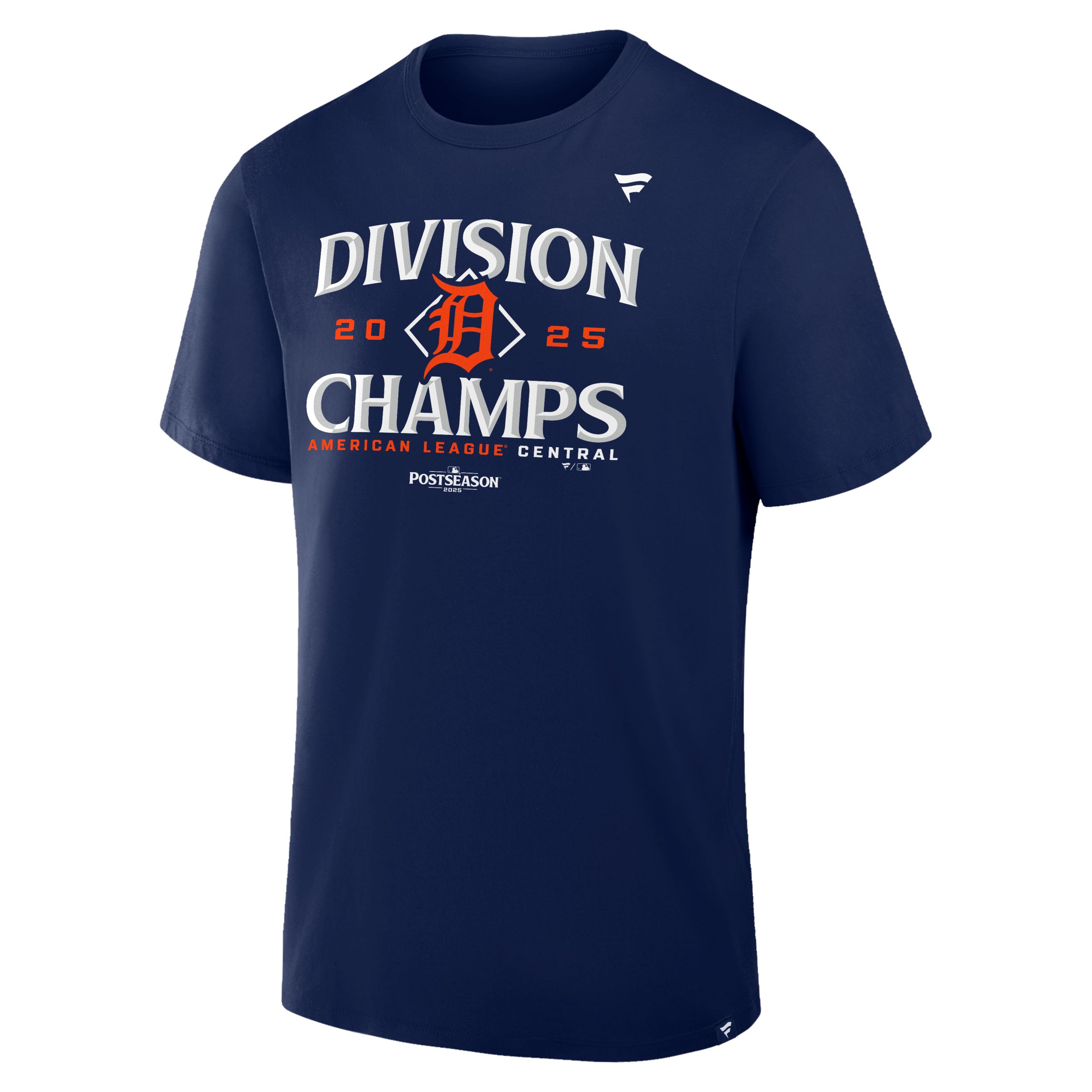 Fanatics Detroit Tigers 2025 AL Central Champions T-shirt - Official MLB Licensed