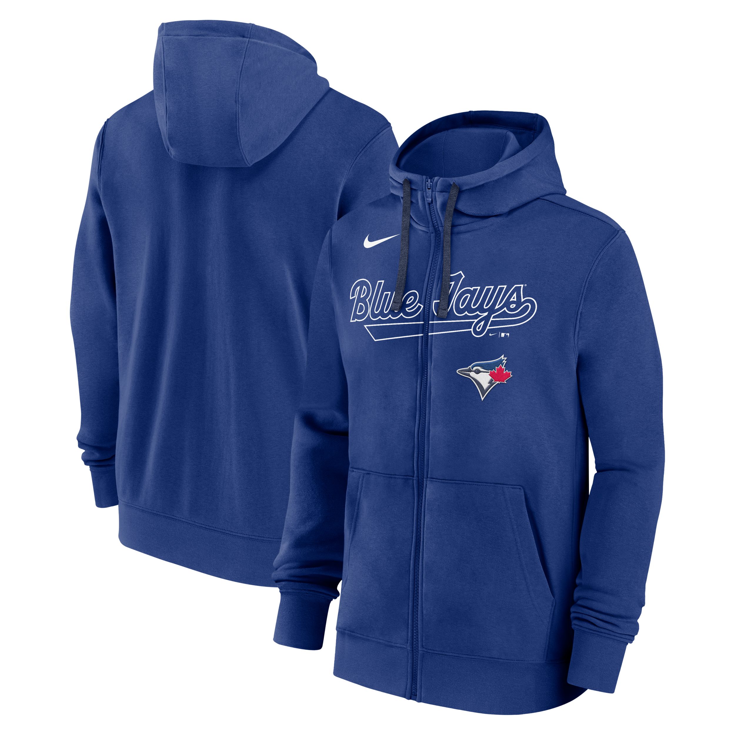 Toronto Blue Jays Nike Knockout Script Full Zip Hoodie