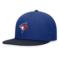 Youth Toronto Blue Jays Nike Dri-FIT Pro Square Bill Cap Front_Angled_Left