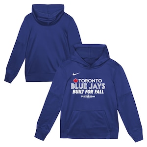 Youth Toronto Blue Jays Nike 2025 Authentic Collection Dugout Hoodie