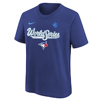 Youth Toronto Blue Jays MLB World Series Participant Dugout T-Shirt Front_Angled_Left