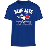 Youth Toronto Blue Jays Bulletin Baseball T-Shirt Front_Flat