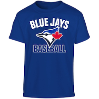 Youth Toronto Blue Jays Bulletin Baseball T-Shirt Front_Flat