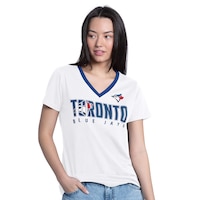 Toronto Blue Jays G-III Women's Best Team V T-Shirt Front_Flat