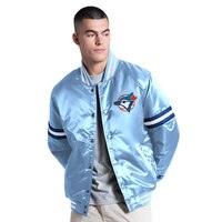 STARTER Toronto Blue Jays Satin Jacket Front_Flat