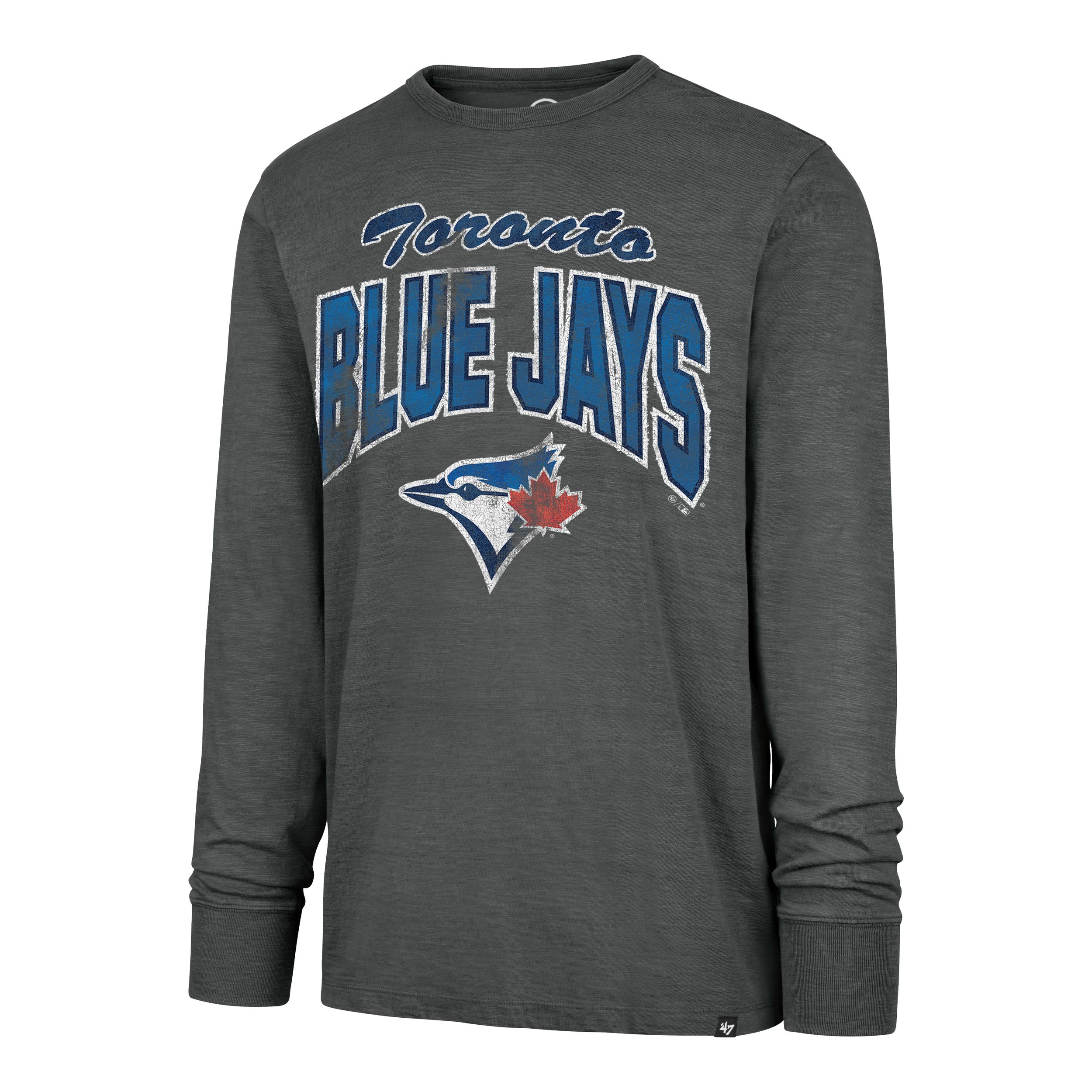 Toronto Blue Jays 47 Brand Men's Birch Heavy Slub Long Sleeve Shirt