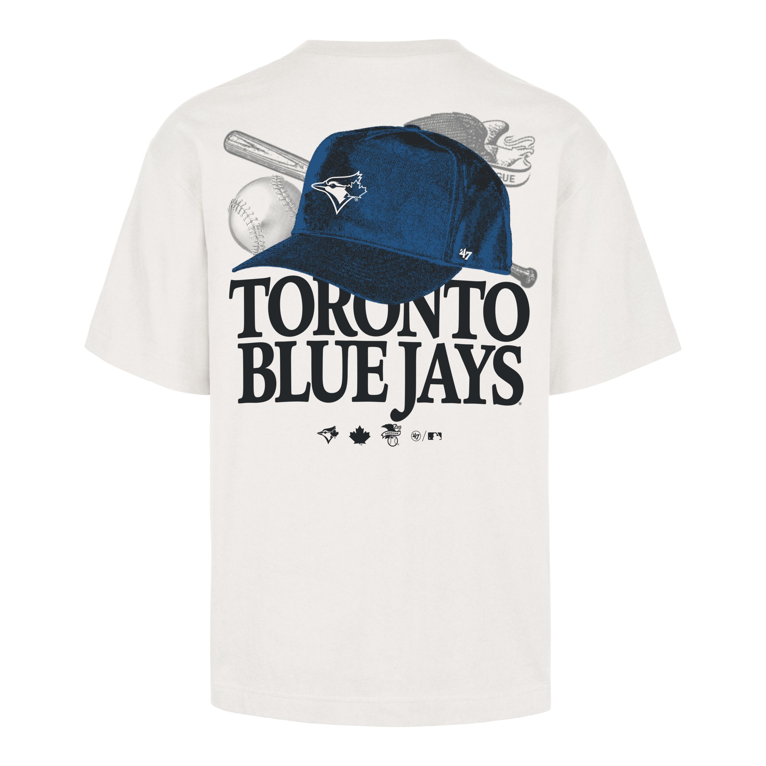 Toronto Blue Jays 47 Brand Men's Sand In The Paper Foundation T-Shirt