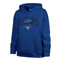 Toronto Blue Jays 47 Brand Women's Muse Naomi Hoodie Front_Angled_Left