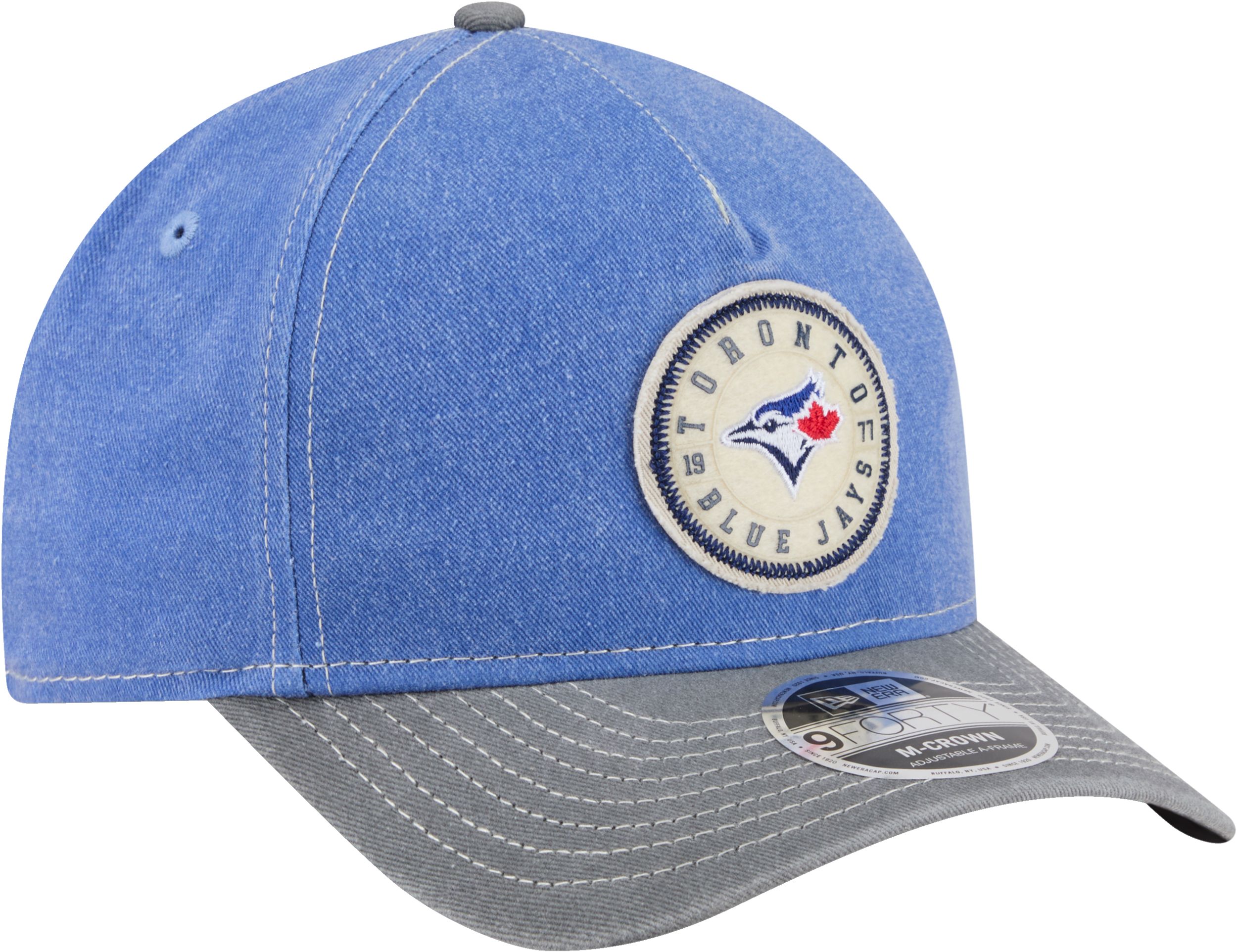 New Era Toronto Blue Jays 9FORTY A-frame Felt Cap with MLB Team Logo