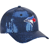 New Era Child Toronto Blue Jays Kids' Sequin Cap - Adjustable Blue Jays Hat for Kids