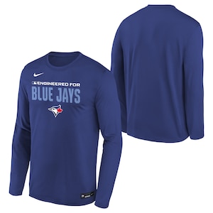 Youth Toronto Blue Jays Nike Authentic Collection Legend Long Sleeve T-Shirt