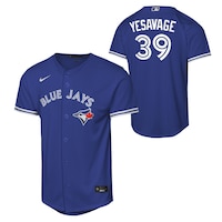 Nike Youth Toronto Blue Jays Yesavage Baseline Jersey - MLB Youth Baseball Jersey Composite_or_Mixed