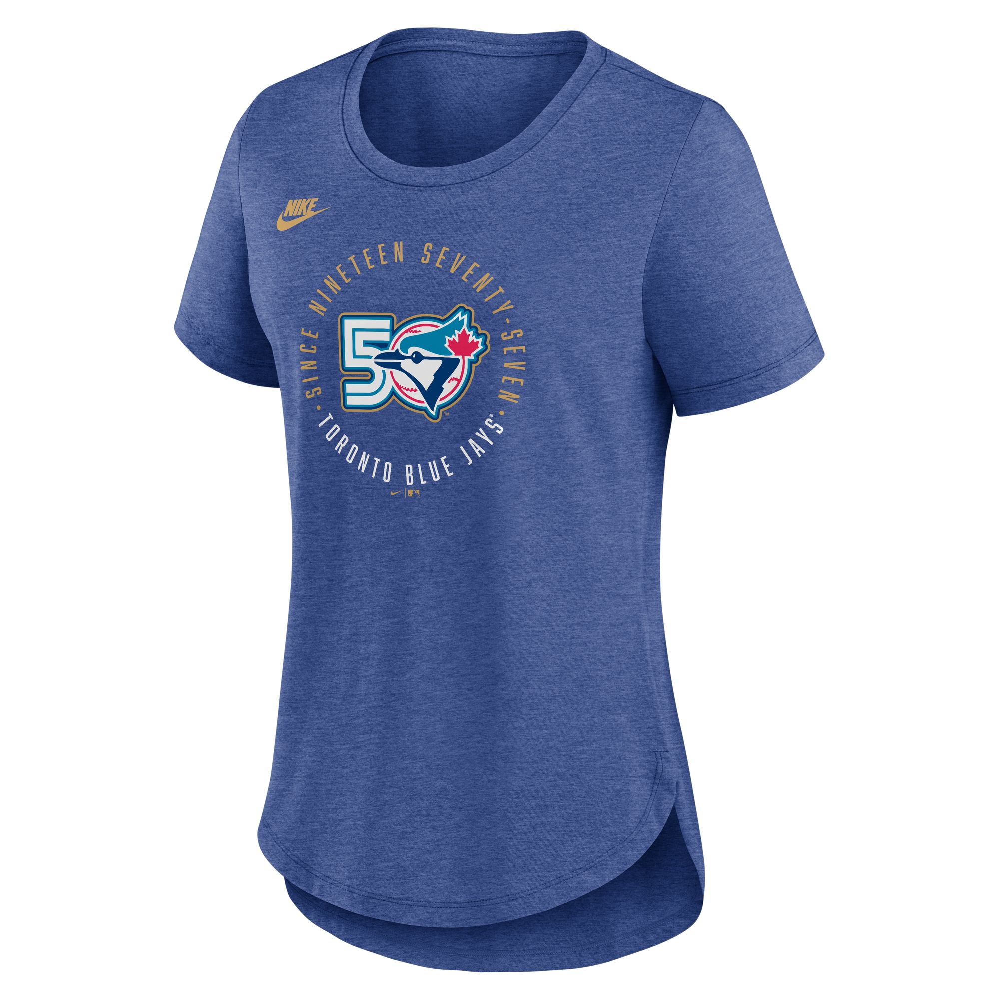 Toronto Blue Jays Fanatics Women's 50th Anniversary Fadeaway T-Shirt