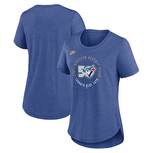 Toronto Blue Jays Fanatics Women's 50th Anniversary Fadeaway T-Shirt