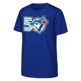 Youth Toronto Blue Jays MLB 50th Anniversary T-Shirt Front_Angled_Left