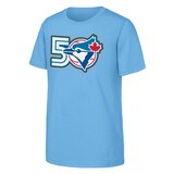 Youth Toronto Blue Jays MLB 50th Anniversary T-Shirt Front_Angled_Left