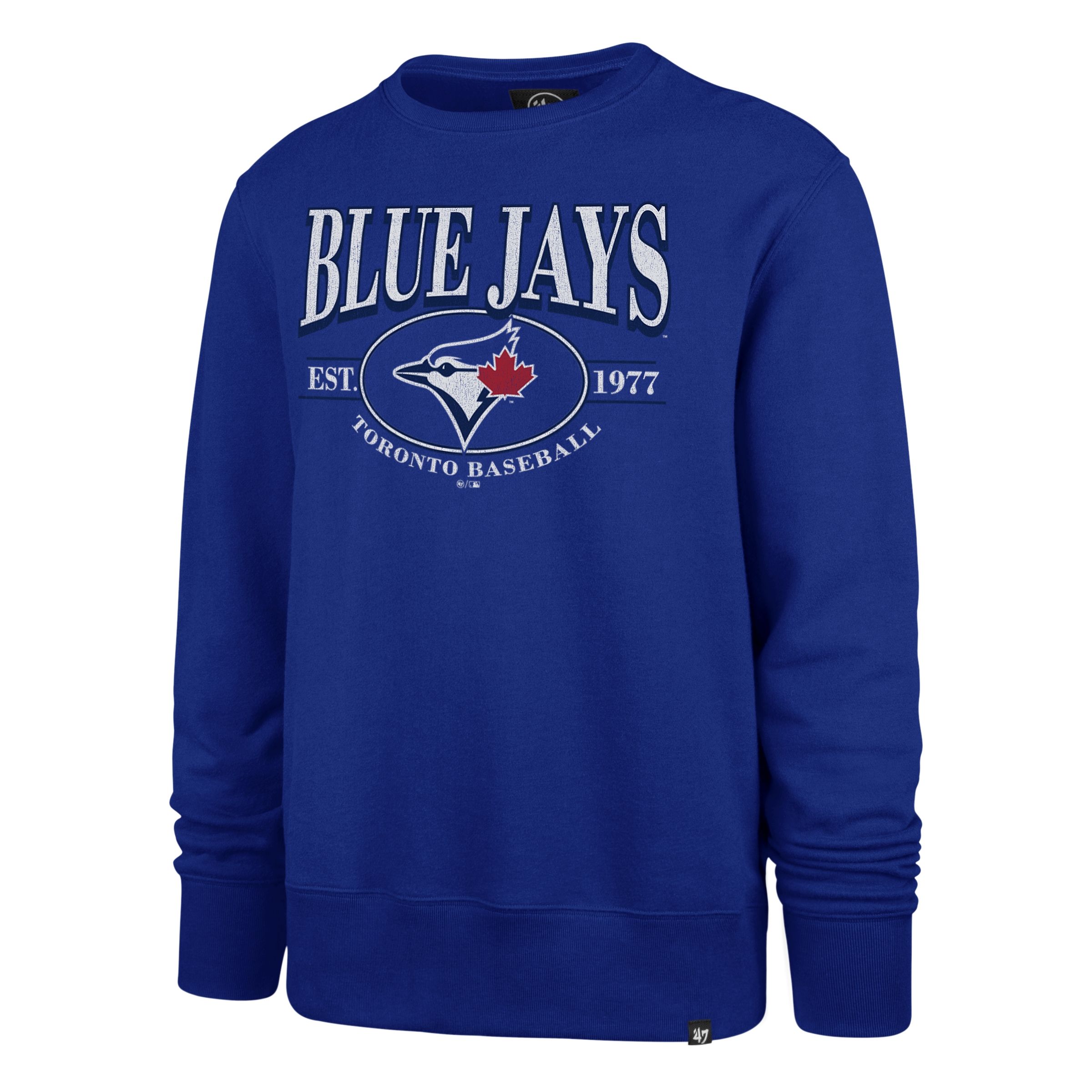 Toronto Blue Jays 47 Brand Men's Deluxia Headline Fleece Sweatshirt