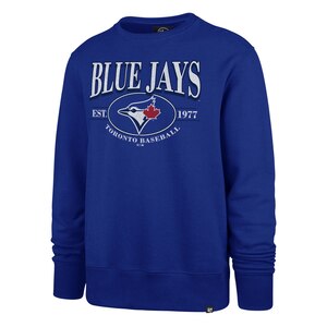 Toronto Blue Jays 47 Brand Men's Deluxia Headline Fleece Sweatshirt