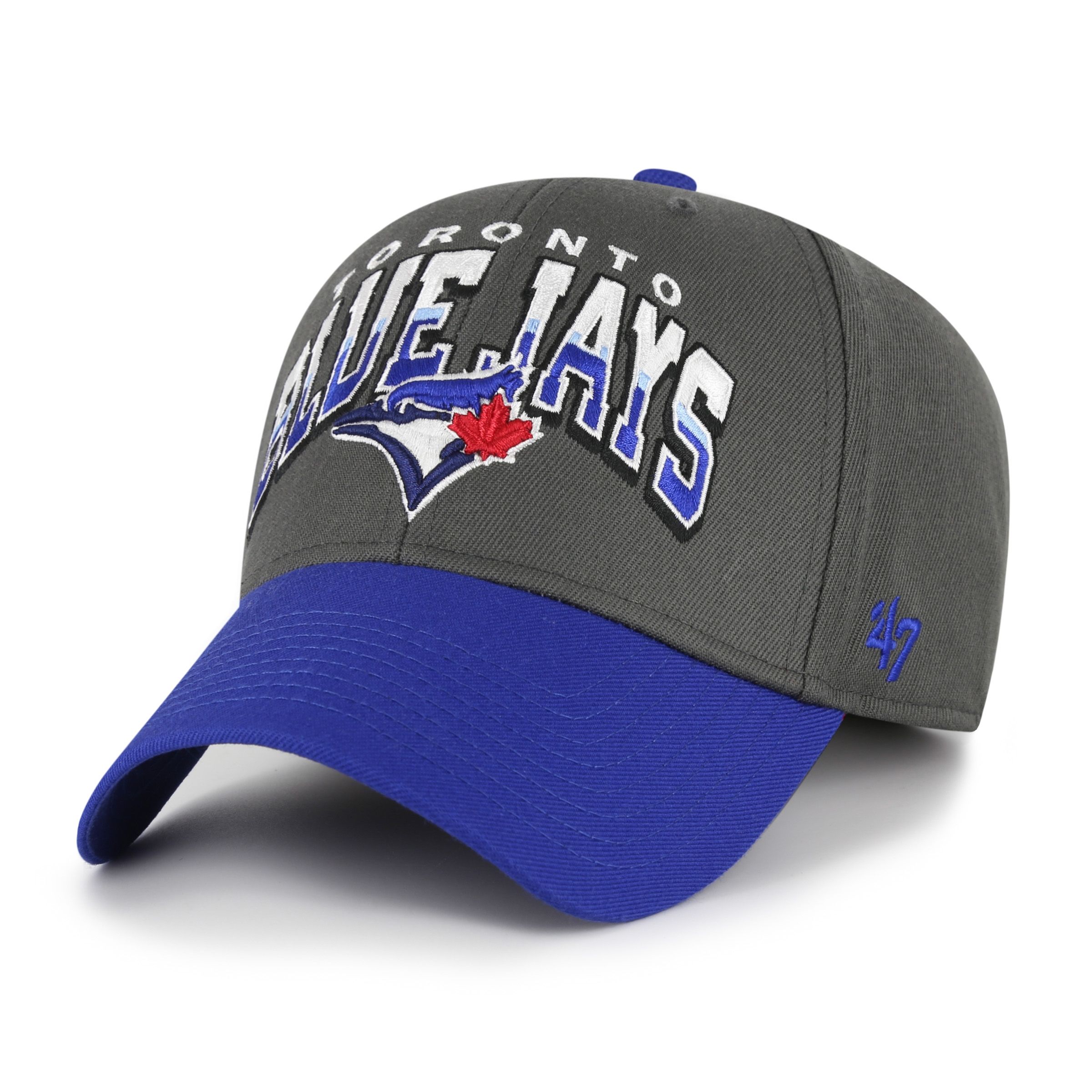 Toronto Blue Jays 47 Brand Unisex Split Block MVP Cap