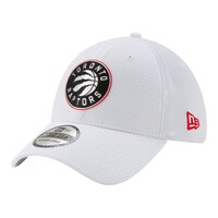 Toronto Raptors New Era Back Half Team 39THIRTY Stretch Fit Adjustable Hat, NBA, Basketball Front_Angled_Left