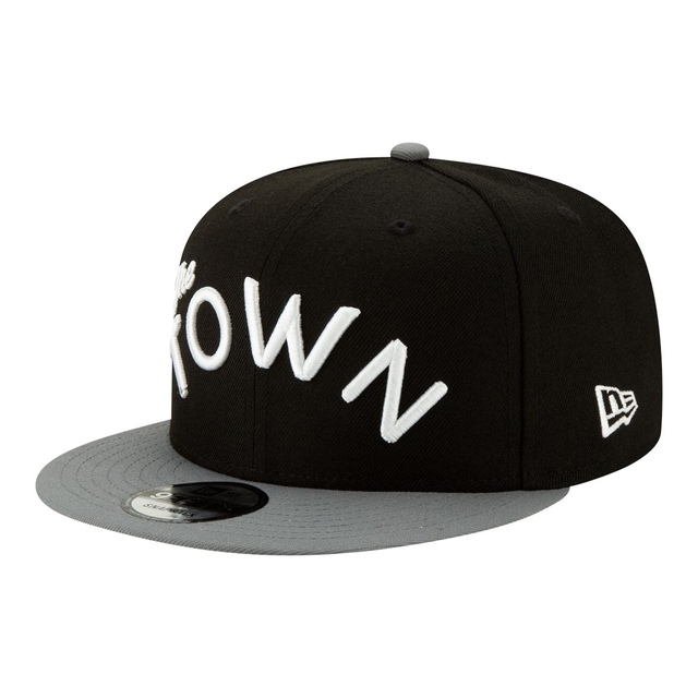 Golden State Warriors New Era City Edition 9FIFTY Cap Front_Angled_Left