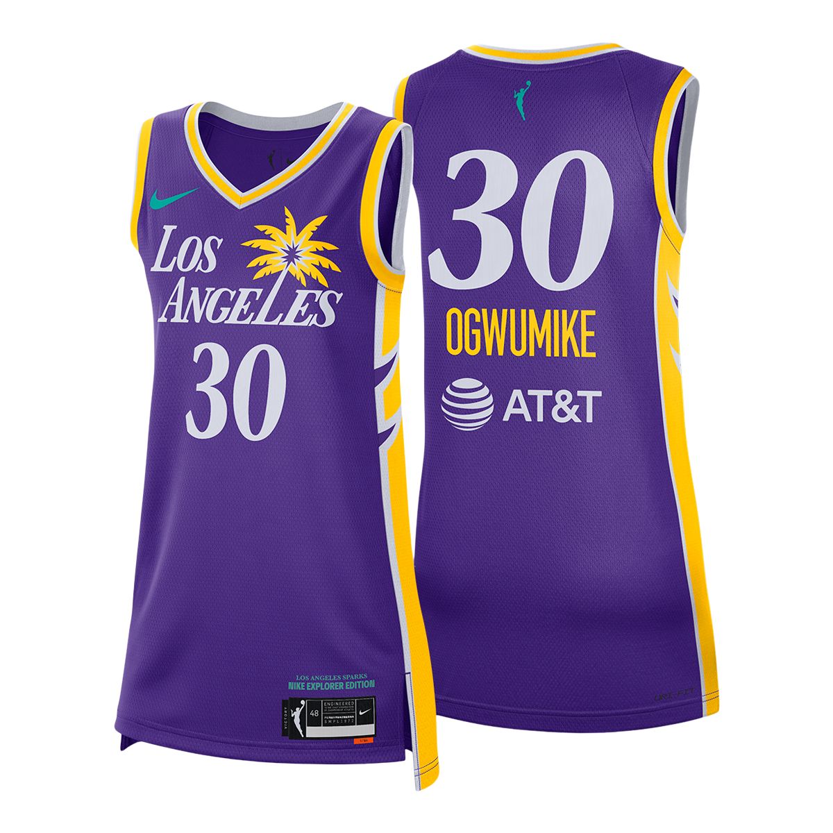 NIKE Los Angeles Sparks Nike Women's Victory Basketball Jersey