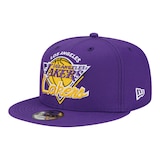 Los Angeles Lakers New Era Tip Off 9FIFTY Snapback Hat, NBA, Basketball Front_Angled_Left