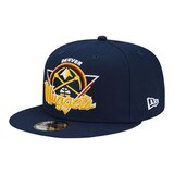 Denver Nuggets New Era Tip Off 9FIFTY Snapback Hat, NBA, Basketball Front_Angled_Left