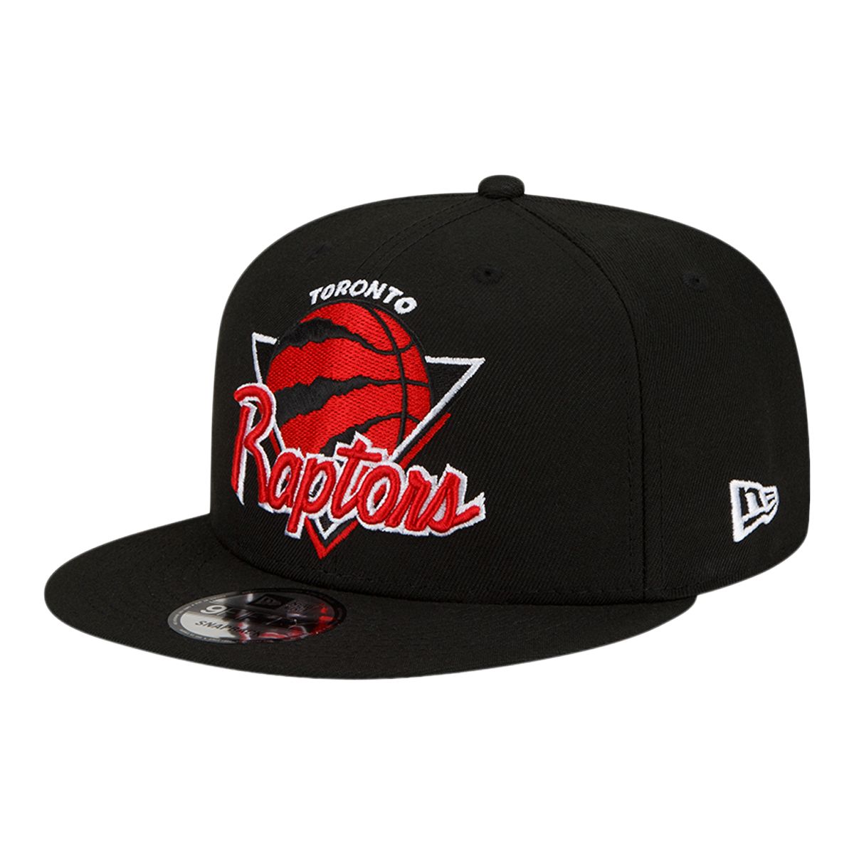 Toronto Raptors New Era Tip Off 9FIFTY Snapback Hat, NBA, Basketball Front_Angled_Left