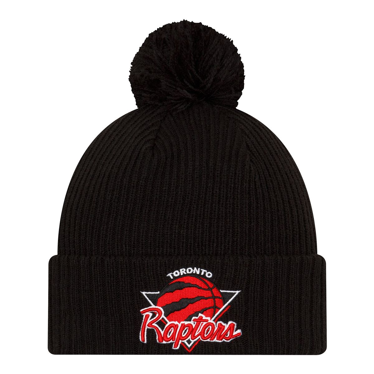 Toronto Raptors New Era Kids' Tip Off Pom Knit Hat, NBA, Basketball