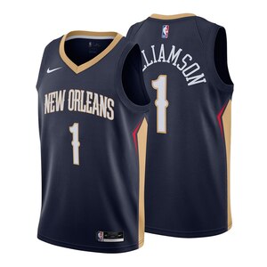 New Orleans Pelicans Nike Men's Swingman - Icon Edition Basketball Jersey, NBA