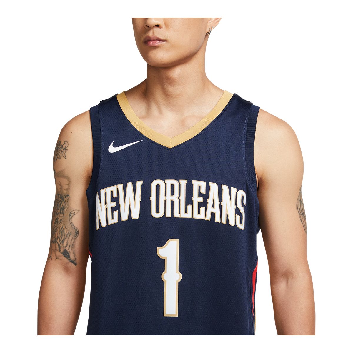 New Orleans Pelicans Nike Men's Swingman - Icon Edition Basketball Jersey, NBA