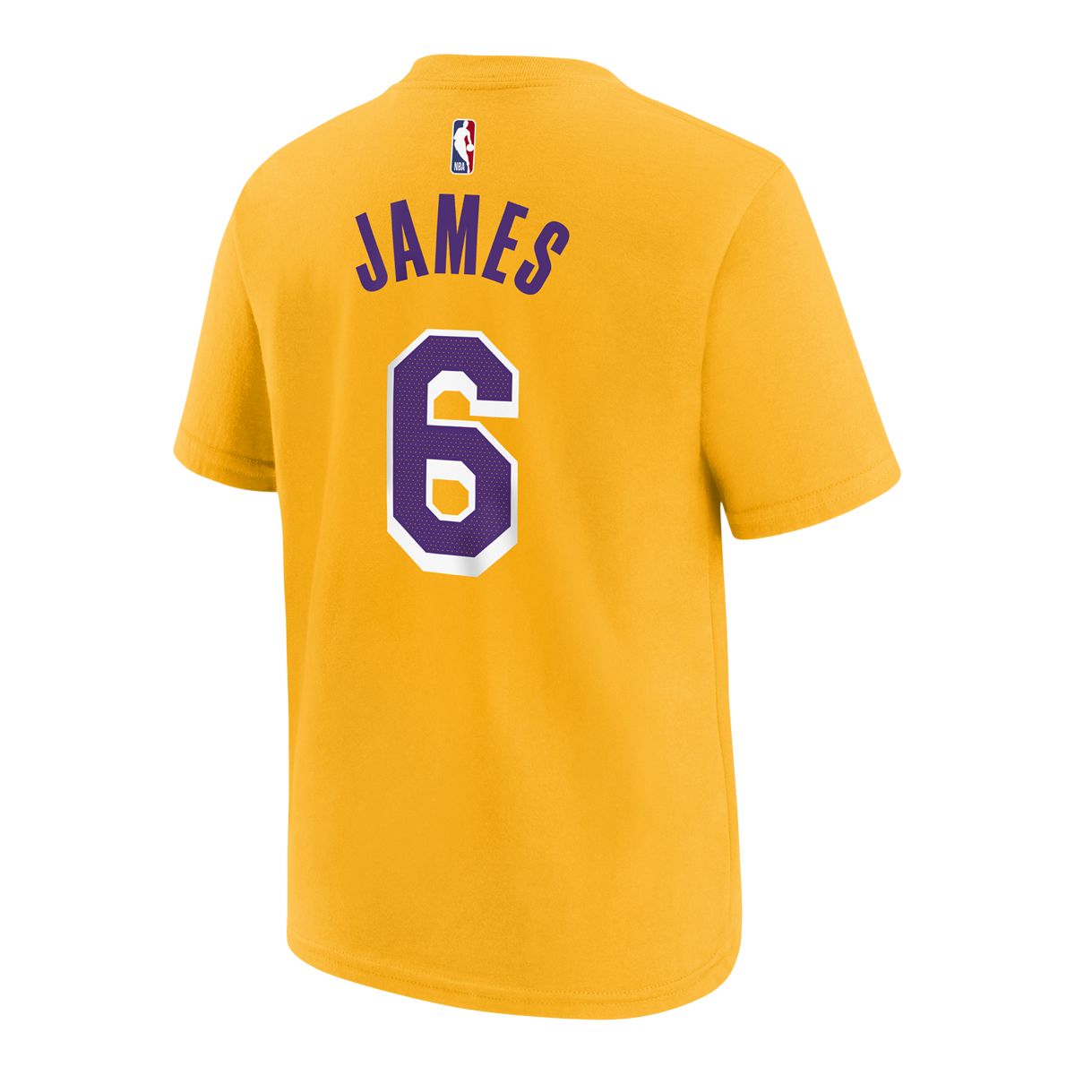 Los Angeles Lakers Nike LeBron James Youth Player T Shirt