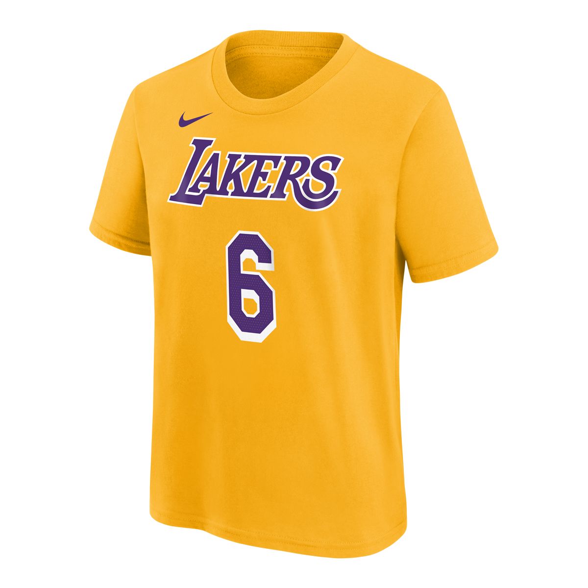 Los Angeles Lakers Nike LeBron James Youth Player T Shirt