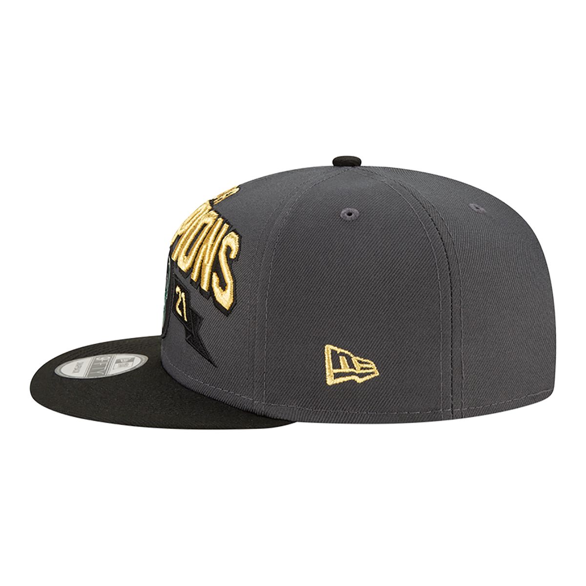 Milwaukee Bucks New Era 2021 NBA Champions 9FIFTY Locker Room Cap