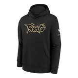 Youth Toronto Raptors Nike Mixed Tape City Edition Essential Hoodie Front_Angled_Left