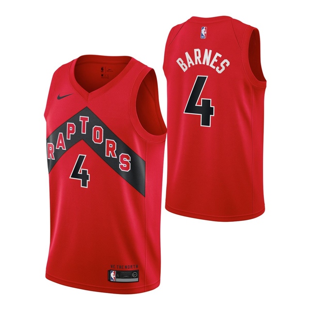 Toronto Raptors Kids' Scottie Barnes Swingman - Icon Edition Basketball Jersey, NBA