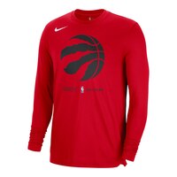Toronto Raptors Nike Pregame Long Sleeve Shirt Front_Angled_Left