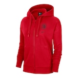 Toronto Raptors Nike Women's Essential Full Zip Hoodie Front_Angled_Left
