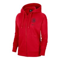 Toronto Raptors Nike Women's Essential Full Zip Hoodie Front_Angled_Left