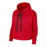 Toronto Raptors Nike Women's Courtside Pullover Hoodie Front_Angled_Left