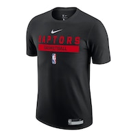 Toronto Raptors Nike Essential Practice T Shirt Front_Angled_Left
