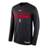 Toronto Raptors Nike Practice Graphic Long Sleeve Shirt Front_Angled_Left