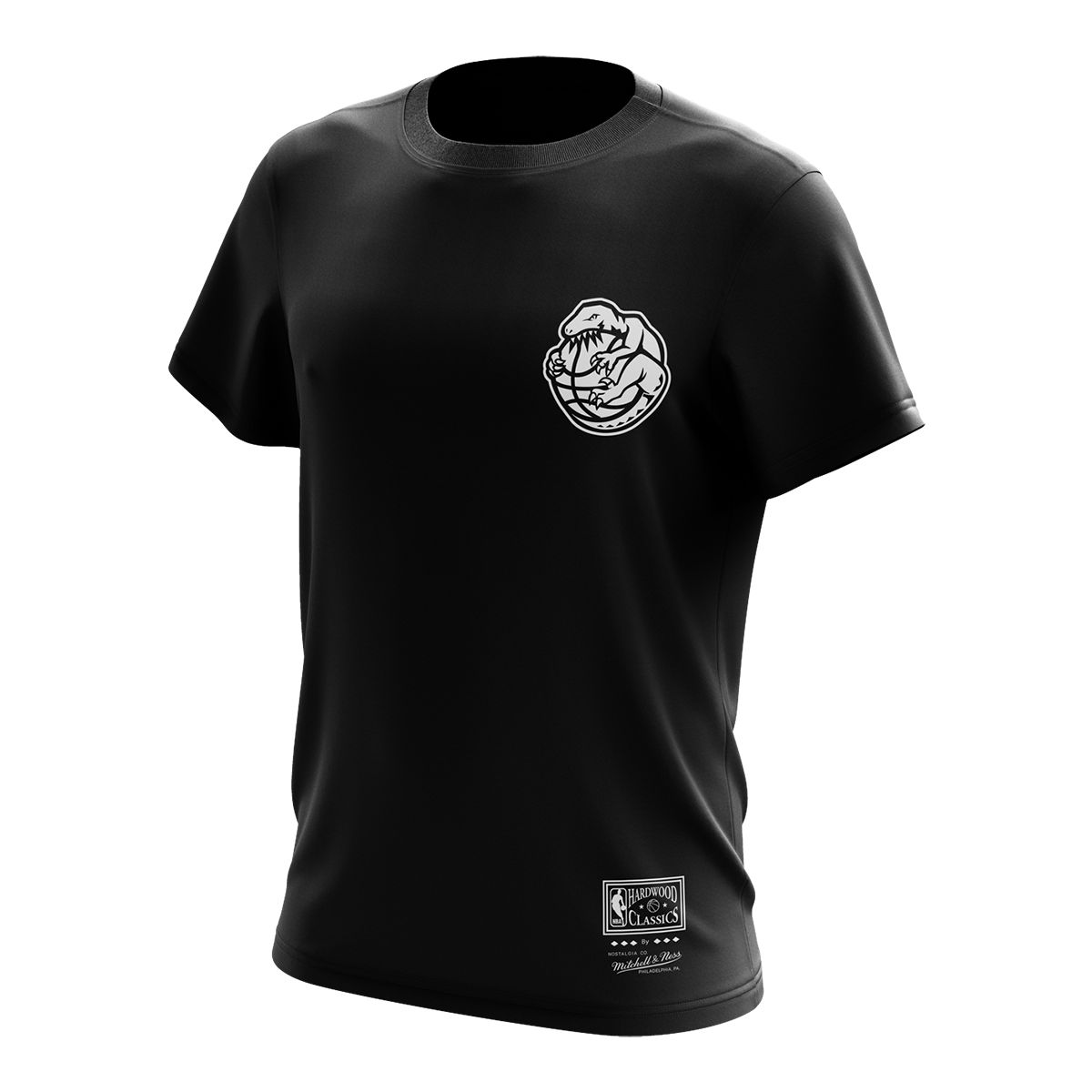Toronto Raptors Mitchell & Ness Hardwood Classics Halfblock T Shirt