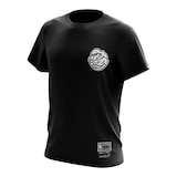 Toronto Raptors Mitchell & Ness Hardwood Classics Halfblock T Shirt Front_Angled_Left