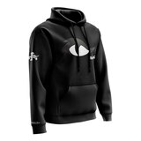 Toronto Raptors Mitchell & Ness Hardwood Classics Negati Space Hoodie Front_Angled_Right